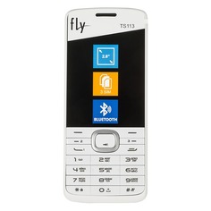 Мобильный телефон FLY TS113, белый