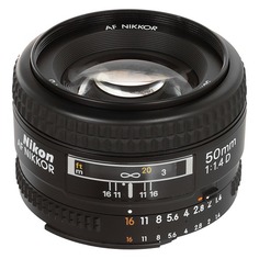 Объектив NIKON 50mm f/1.4 AF Nikkor, Nikon F [jaa011db]