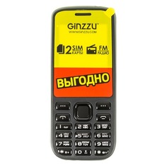 Мобильный телефон GINZZU M201, черный
