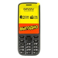 Мобильный телефон GINZZU M201, черный