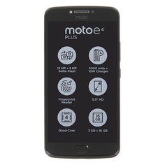 Смартфон MOTOROLA E4 Plus 16Gb, XT1771, серый