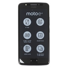 Смартфон MOTOROLA E4 16Gb, XT1762, серый