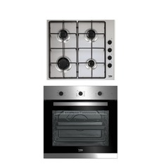 Встраиваемый комплект Beko BSC22130X серебристый/черный