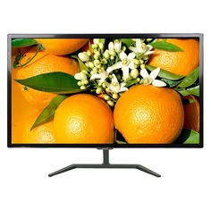 Монитор ЖК PHILIPS 323E7QDAB (00/01) 31.5&quot;, черный и серебристый