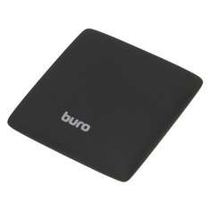 Внешний аккумулятор BURO RA-7500PL-BK Pillow, 7500мAч, черный