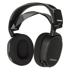 Наушники с микрофоном STEELSERIES Arctis 7, мониторы, радио, черный [61463]