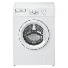 Стиральная машина BEKO WRS55P1BWW, фронтальная загрузка, белый