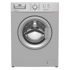 Стиральная машина BEKO WRE 65P1 BSS, фронтальная загрузка, серебристый