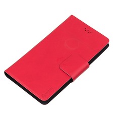 Чехол (флип-кейс) DEPPA Anycase Wallet, для универсальный 5.5-6.5&quot;, красный [140008]