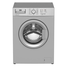 Стиральная машина BEKO WRS 55P1 BSS, фронтальная загрузка, серебристый