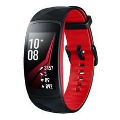Смарт-часы SAMSUNG Galaxy Gear Fit 2 Pro, 1.5&quot;, черный / черный/красный [sm-r365nzraser]