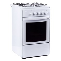 Газовая плита FLAMA RG 24026 W, газовая духовка, белый