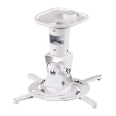 Кронштейн для проектора Hama H-118610 белый макс.14кг потолочный поворот и наклон