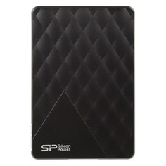 Внешний жесткий диск SILICON POWER Diamond SP500GBPHDD06S3K, 500Гб, черный