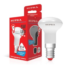 Лампа SUPRA SL-LED-ECO-R50, 5Вт, 400lm, 25000ч, 4000К, E14, 1 шт. [10232]