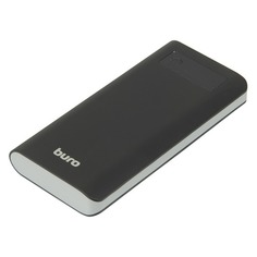 Внешний аккумулятор BURO RB-20000-LCD-QC3.0-I&O, 20000мAч, черный