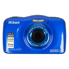 Цифровой фотоаппарат NIKON CoolPix W100, синий