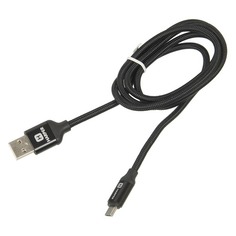 Кабель HARPER micro USB B (m) - USB A(m), 1.0м, черный [brch-310]