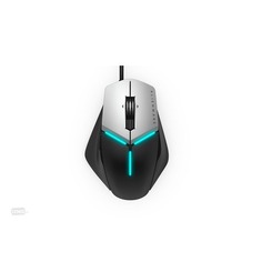 Мышь ALIENWARE AW958 Elite Gaming оптическая проводная USB, серый и черный [570-aarg]