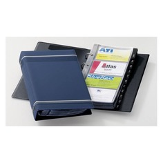 Визитница DURABLE Visifix 2385-07 переносная, для 200 визиток, синий