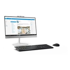 Моноблок LENOVO V410z, 21.5&quot;, Intel Core i3 7100T, 4Гб, 500Гб, AMD Radeon 530 - 2048 Мб, DVD-RW, noOS, белый [10r60004ru]