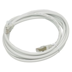 Кабель Патч-корд LANMASTER FTP, вилка RJ-45, вилка RJ-45, кат.6А, LSZH, 3м, серый [lan-pc45/s6a-3.0-gy]