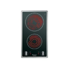 Варочная панель HOTPOINT-ARISTON 7HDK 2K (IX), инфракрасная, независимая, черный