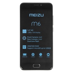 Смартфон MEIZU M6 32Gb, M711H, черный