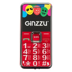 Мобильный телефон GINZZU MB505, красный