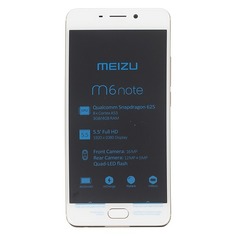 Смартфон MEIZU M6 Note 32Gb, M721H, золотистый