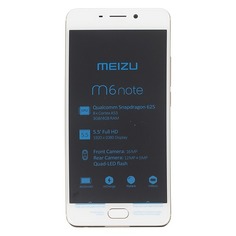 Смартфон MEIZU M6 Note 32Gb, M721H, золотистый