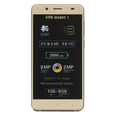 Смартфон ARK Wizard 1 8Gb, золотистый