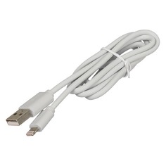 Кабель GINZZU Lightning (m) - USB A(m), 1.0м, белый [gc-501w]