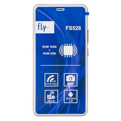 Смартфон FLY Memory Plus FS528, красный