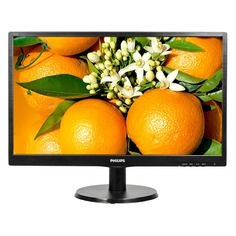 Монитор ЖК PHILIPS 243V5QHSBA (00/01) 23.6&quot;, черный