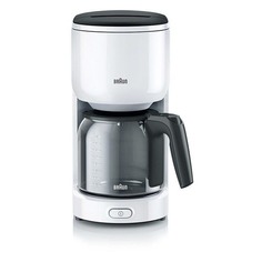 Кофеварка BRAUN KF3120WH, капельная, белый [0x13211018]