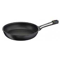 Сковорода TEFAL Assisteo E5550412, 24см, без крышки, черный [2100101513]