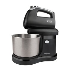 Миксер VITEK VT-1417, с чашей, черный и хром [1417-vt-01]