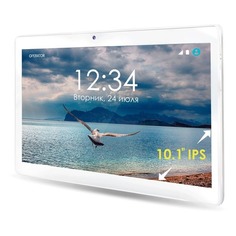 Планшет GINZZU GT-1050, 1GB, 16GB, 3G, 4G, Android 7.0 серебристый [00-00001105]