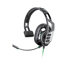 Наушники с микрофоном PLANTRONICS RIG 100HX, накладные, черный / зеленый [209180-05]