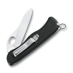 Складной нож VICTORINOX Sentinel One Hand, 5 функций, 111мм, черный [0.8416.m3]
