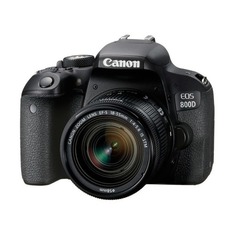Зеркальный фотоаппарат CANON EOS 800D kit ( EF-S 18-55mm f/4-5.6 IS STM), черный