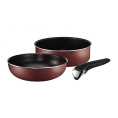 Набор посуды TEFAL Ingenio Red 04175840, 3 предмета