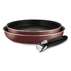 Набор посуды TEFAL Ingenio Red 04175820, 3 предмета