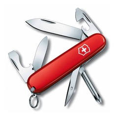 Складной нож VICTORINOX Tinker Small, 12 функций, 84мм, красный [0.4603]