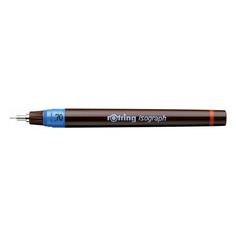 Изограф Rotring 1903494 0.7мм корпус бордовый пластик съемный пишущий узел/заправка тушь