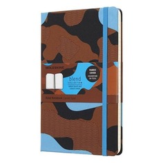 Блокнот Moleskine Limited Edition BLEND LGH Large 130х210мм обложка текстиль 240стр. линейка Camoufl