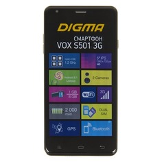 Смартфон DIGMA S501 3G + Navitel VOX, красный