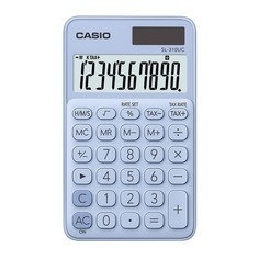 Калькулятор CASIO SL-310UC-LB-S-EC, 10-разрядный, светло-голубой