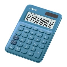 Калькулятор CASIO MS-20UC-BU-S-EC, 12-разрядный, синий
